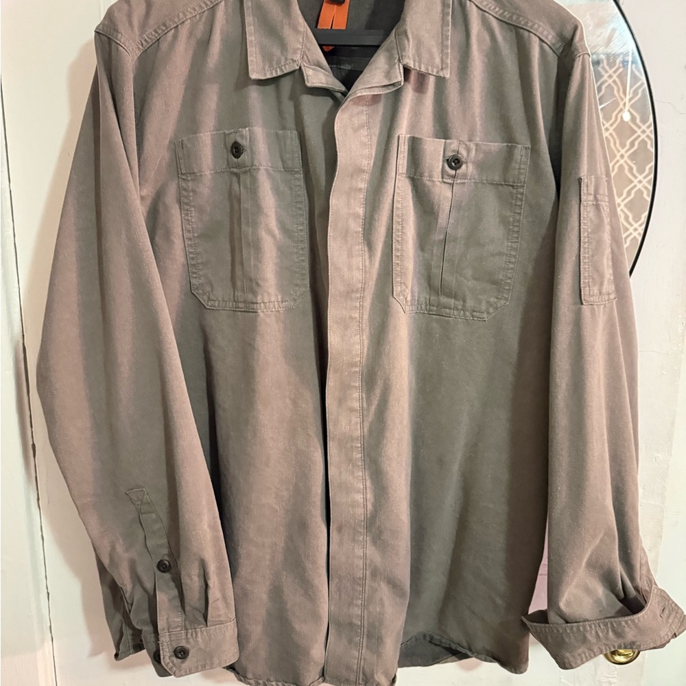 Patagonia Gray Lightweight Shirt Jacket Relaxed Fit
